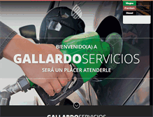 Tablet Screenshot of gallardoservicios.com